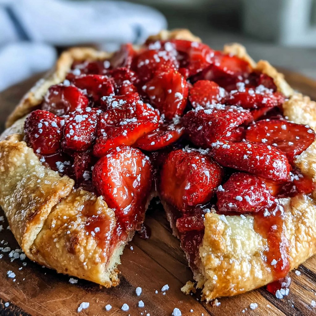 Sweet Strawberry Galette
