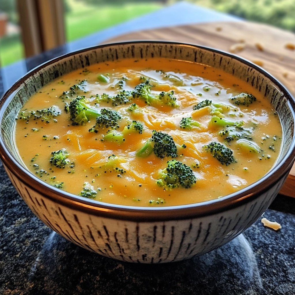 Comfort Broccoli Cheddar Soup​