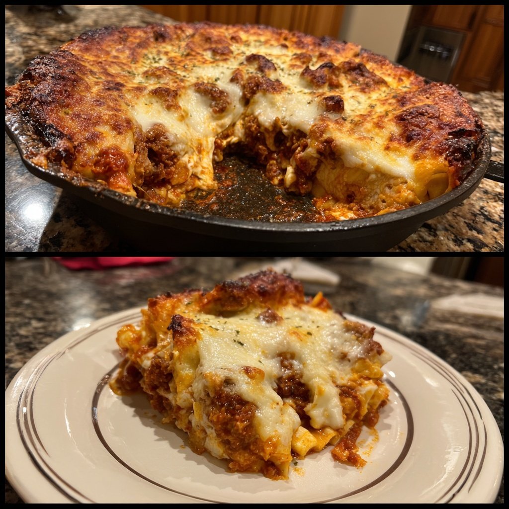 Slow Baked Lasagna Casserole