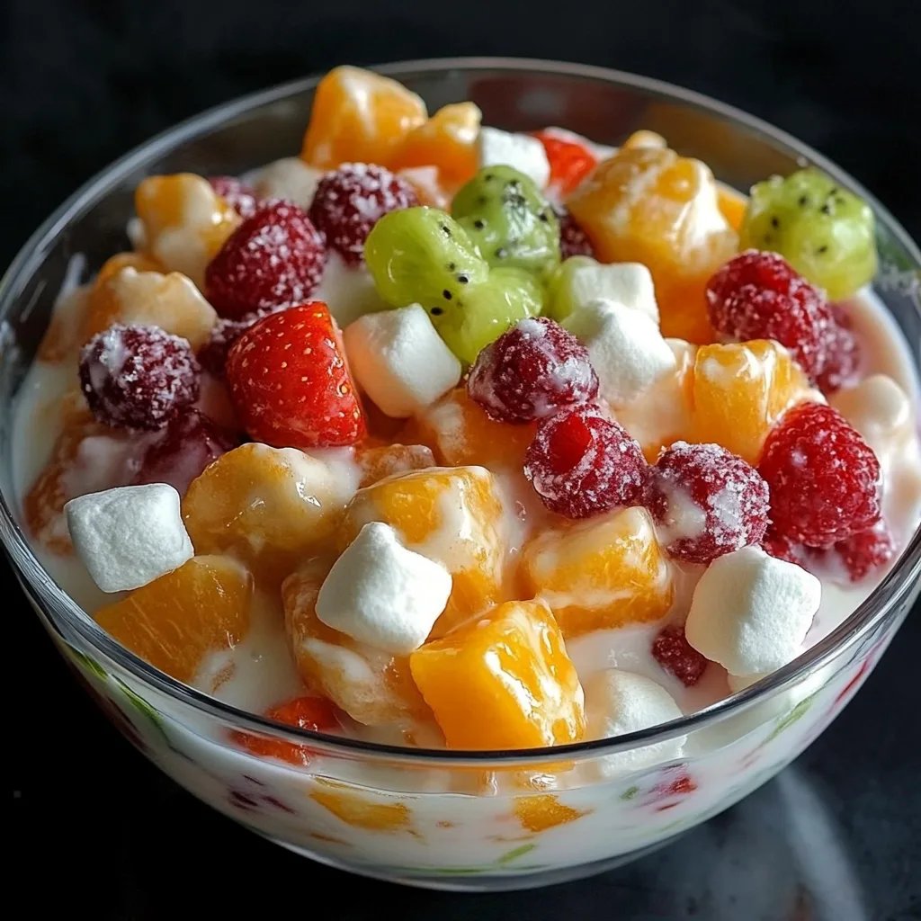 Easy Fruit Salad with Sour Cream and Marshmallows: An Amazing Ultimate Recipe