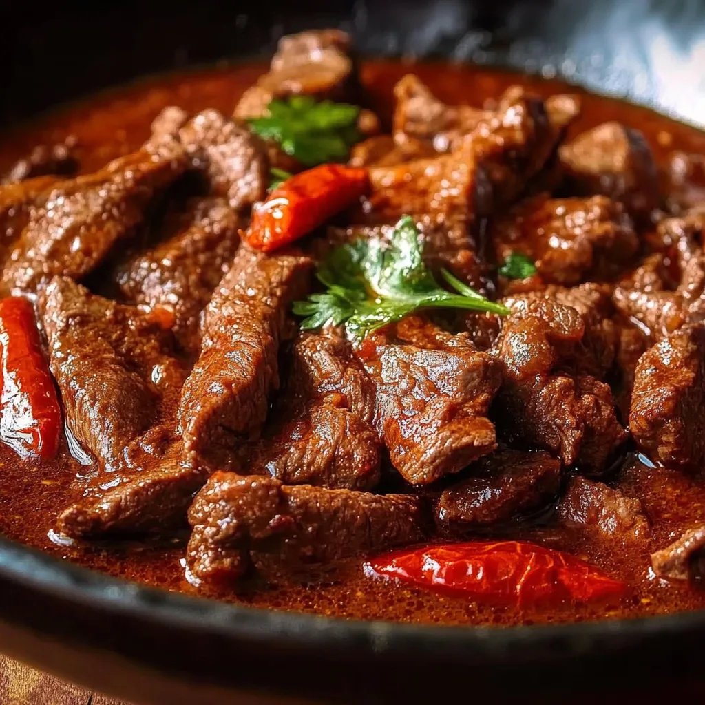 Carne Con Chile Rojo (Beef and Red Chile)