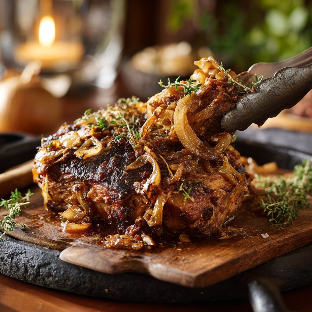 Apple Cider Braised Pork