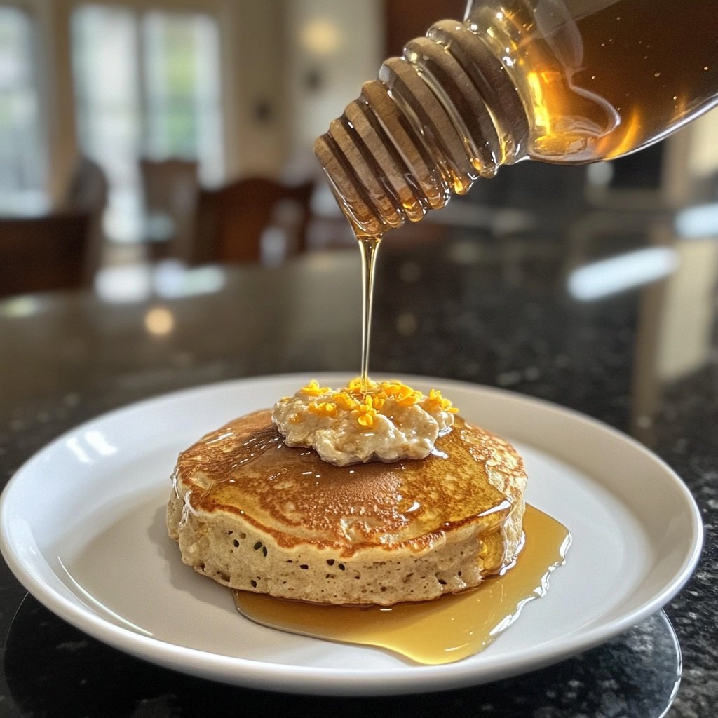 Cardamom and Orange Blossom Breakfast Pancakes
