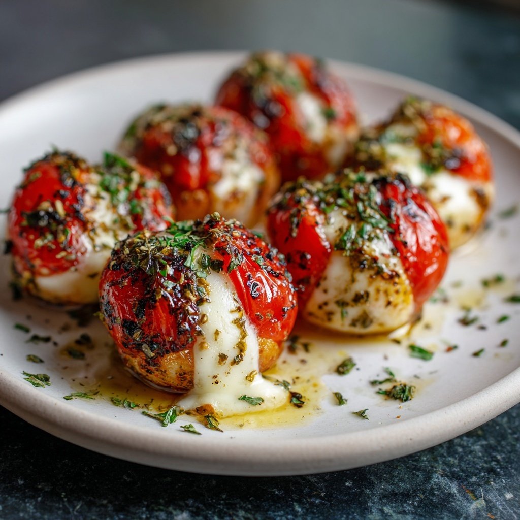 Herbed Tomato and Mozzarella Bites