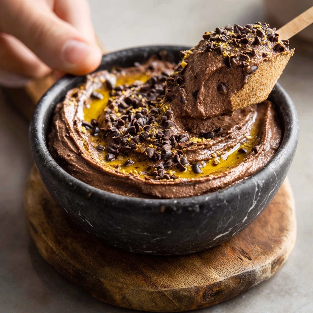 Chocolate Hummus Chickpea Dip