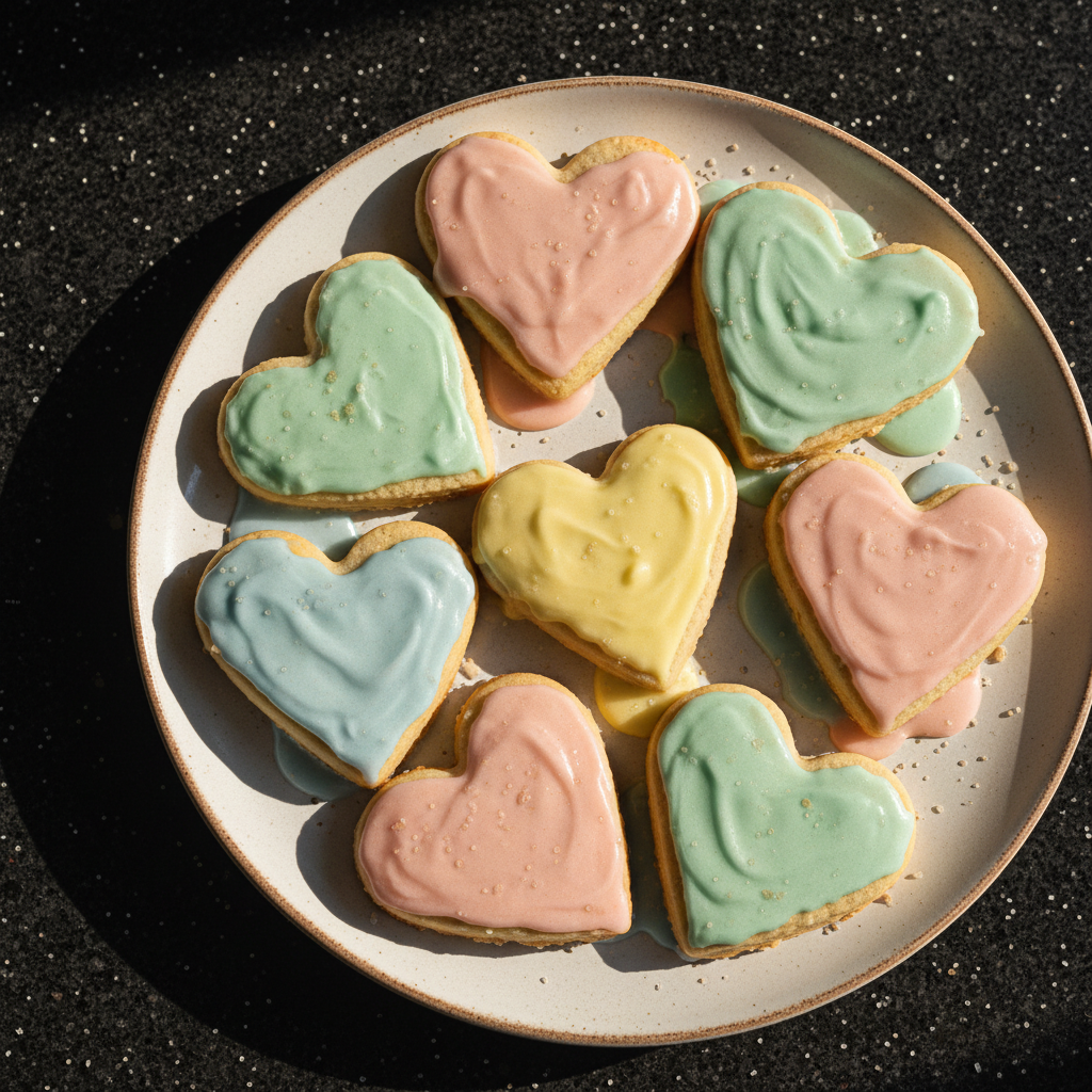 Charming Heart-Shaped Sugar Cookies