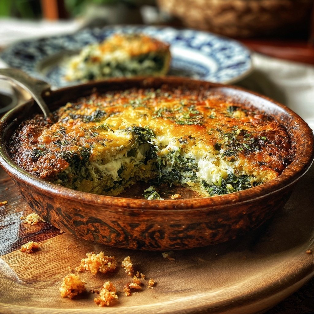 Protein-Rich Spinach and Cheese Bake