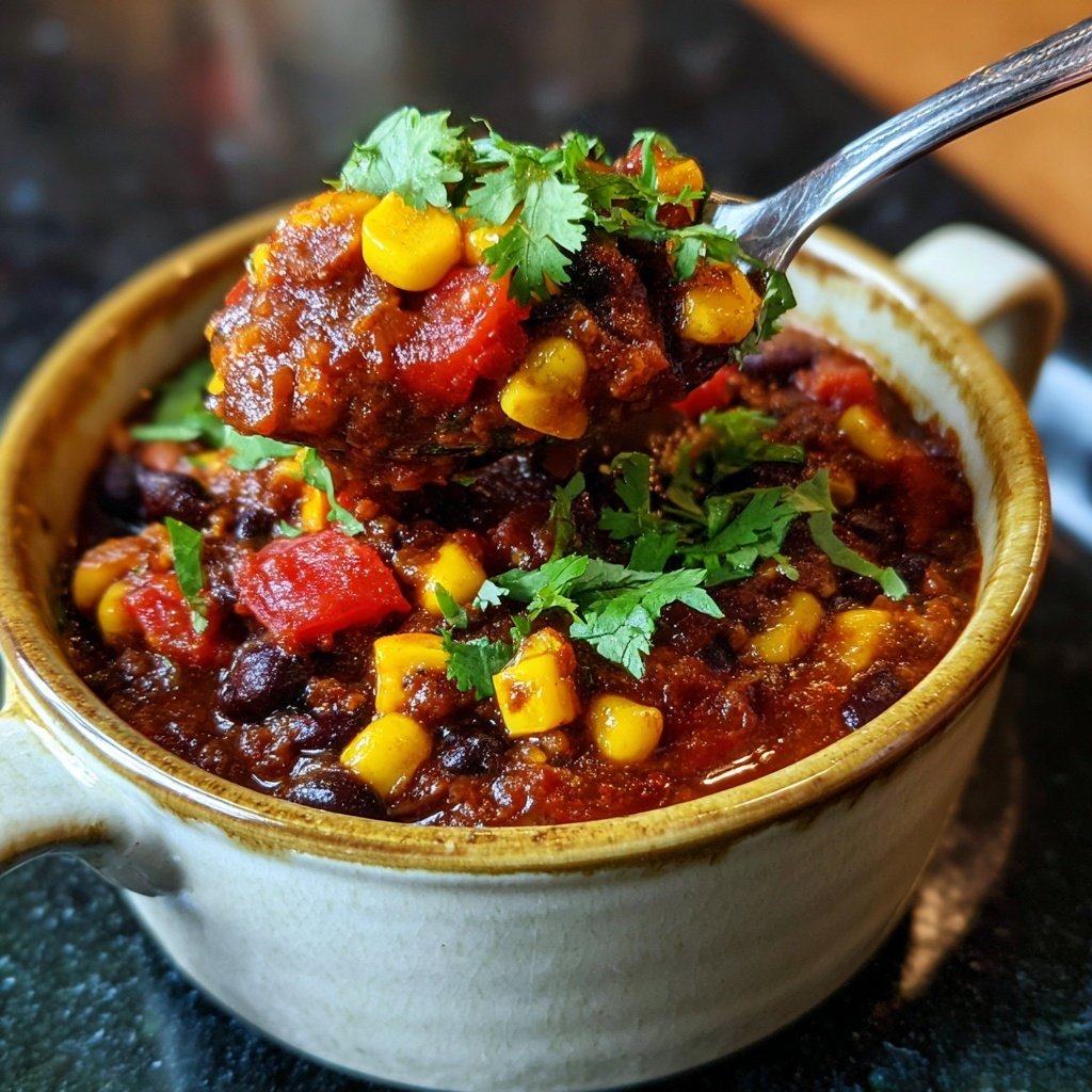 Ultimate Veggie Chili Bowl