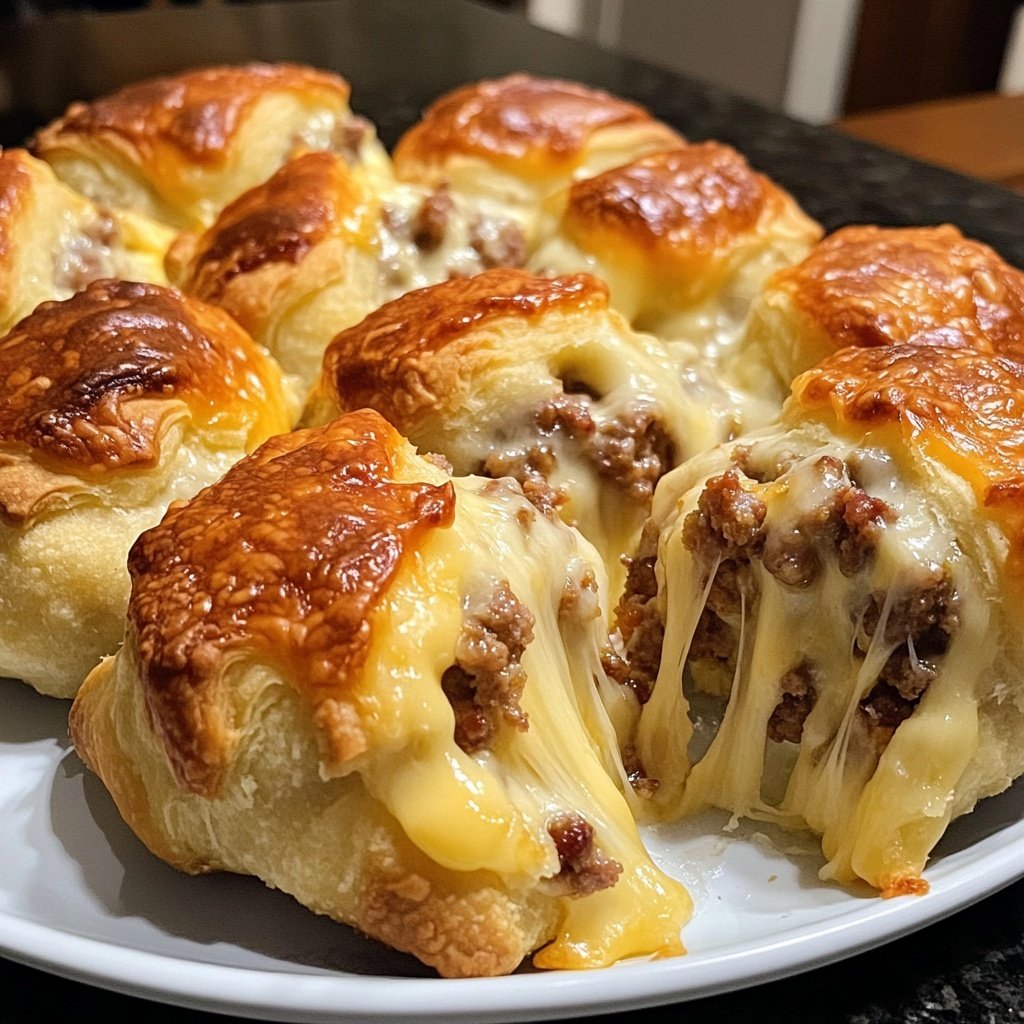 Sausage Crescent Cheese Balls
