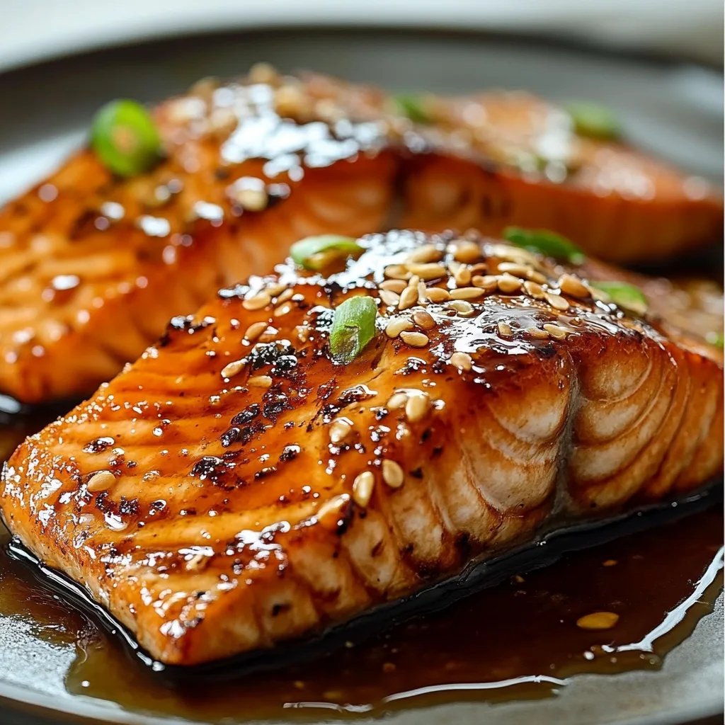 Easy Maple Salmon with Sticky Glaze