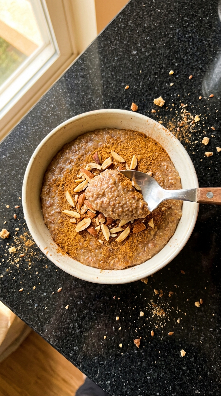 Keto Cinnamon Flaxseed Porridge