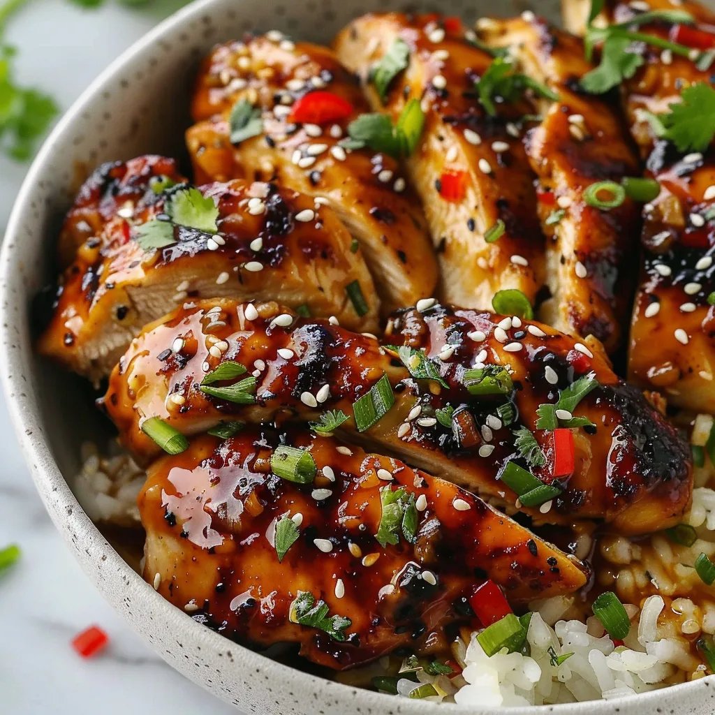 Easy Honey Garlic Chicken Breasts