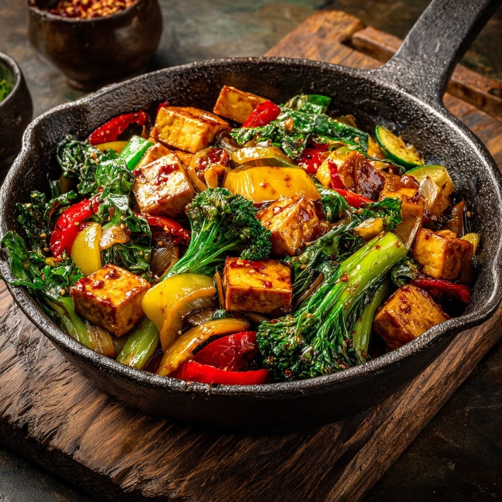 Tofu Peanut Stir Fry