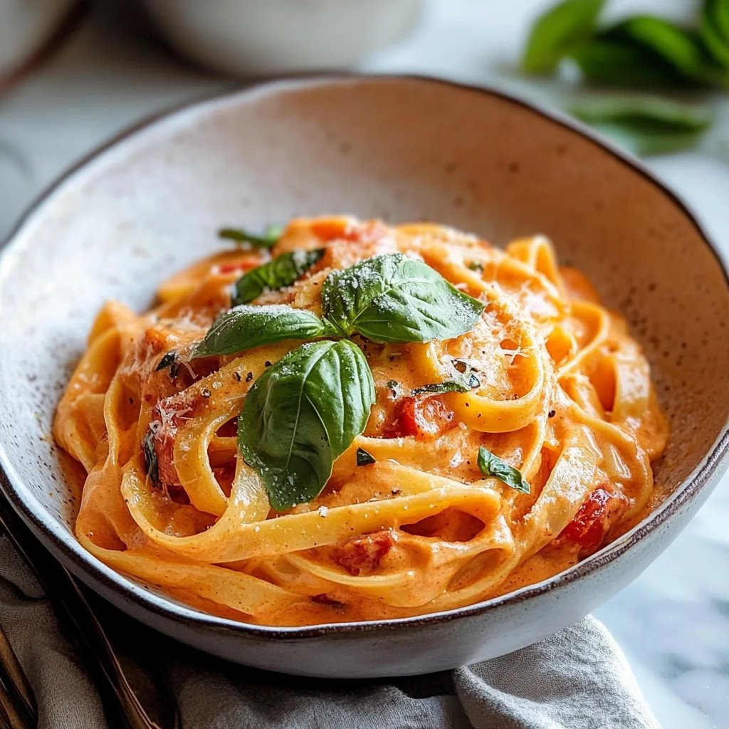 Easy One Pot Creamy Tomato Pasta