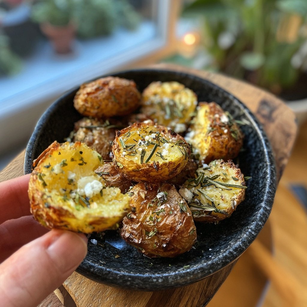 Herby Baked Airfryer Potatoes
