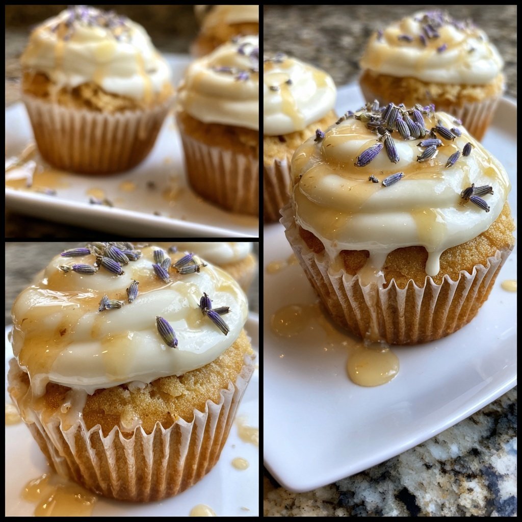 Lavender Honey Cupcake Bliss
