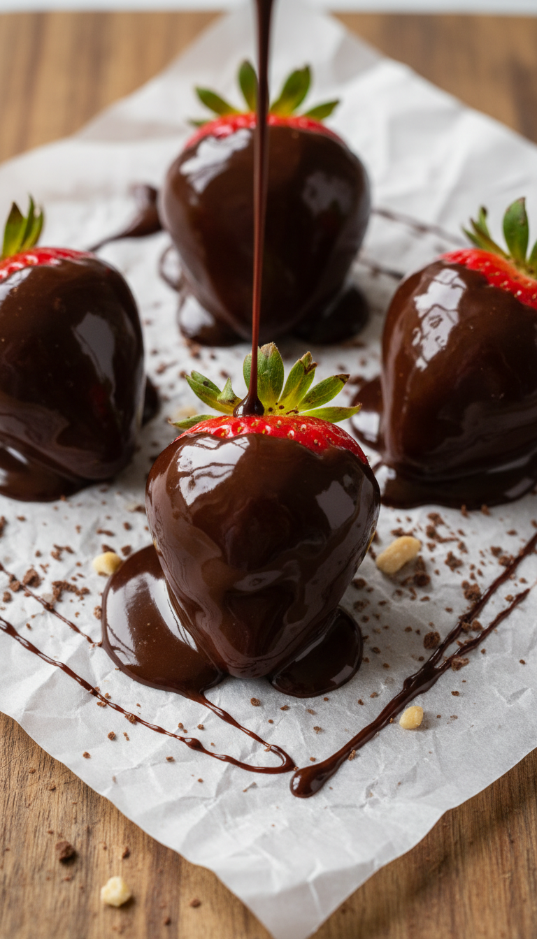 Decadent Mini Chocolate Strawberries