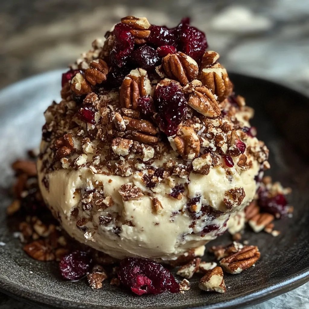 Cranberry Pecan Cream Cheese Ball