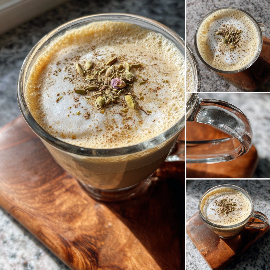 Cardamom Rose Latte Bliss