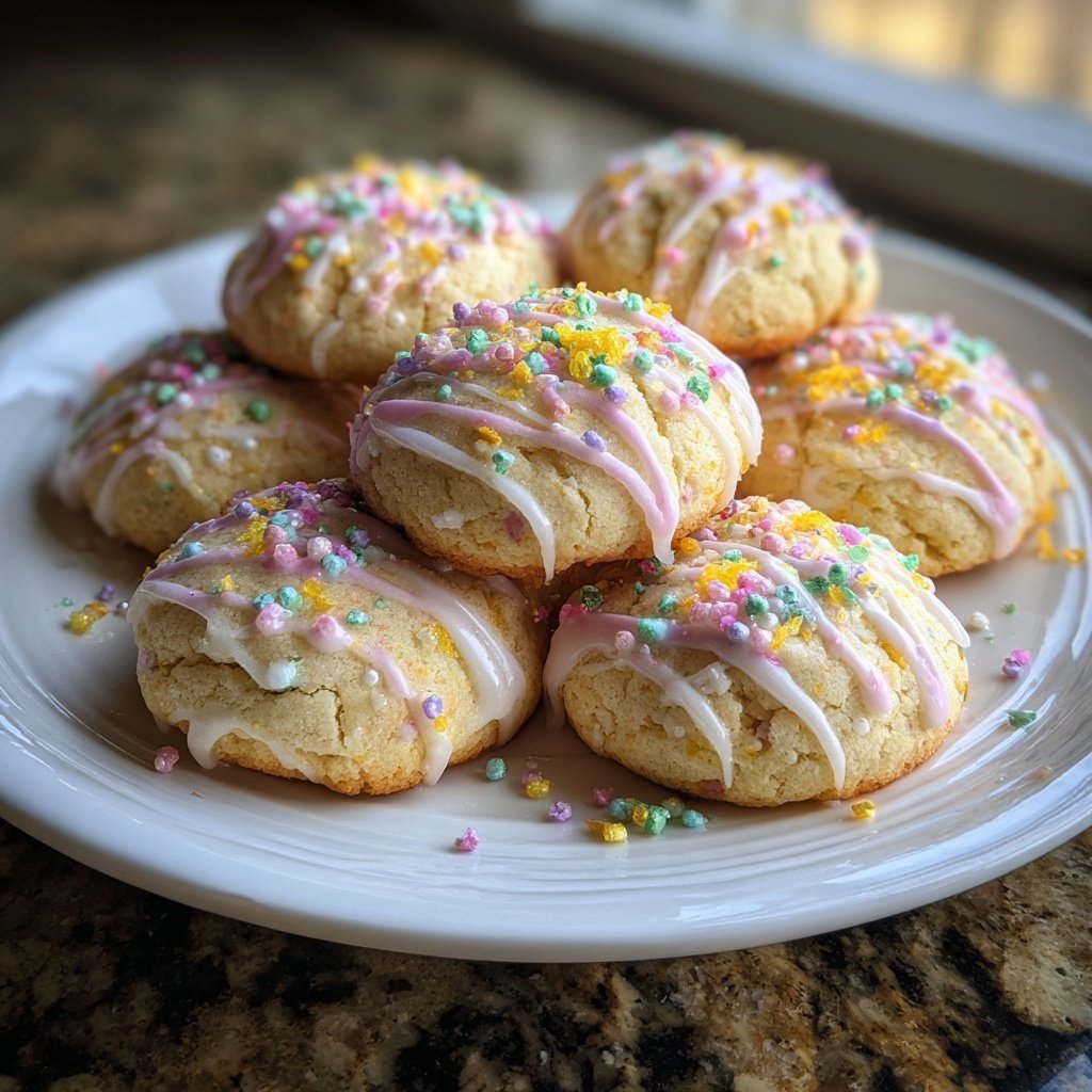 Soft Batch Spring Muffin Cookies