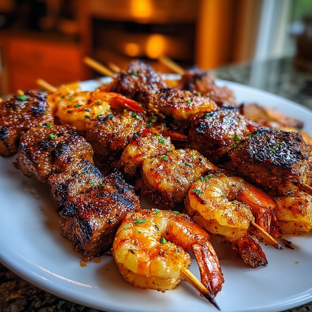 Surf and Turf Skewers