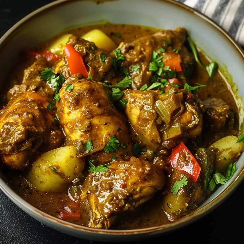 Easy Authentic Jamaican Curry Chicken Recipe