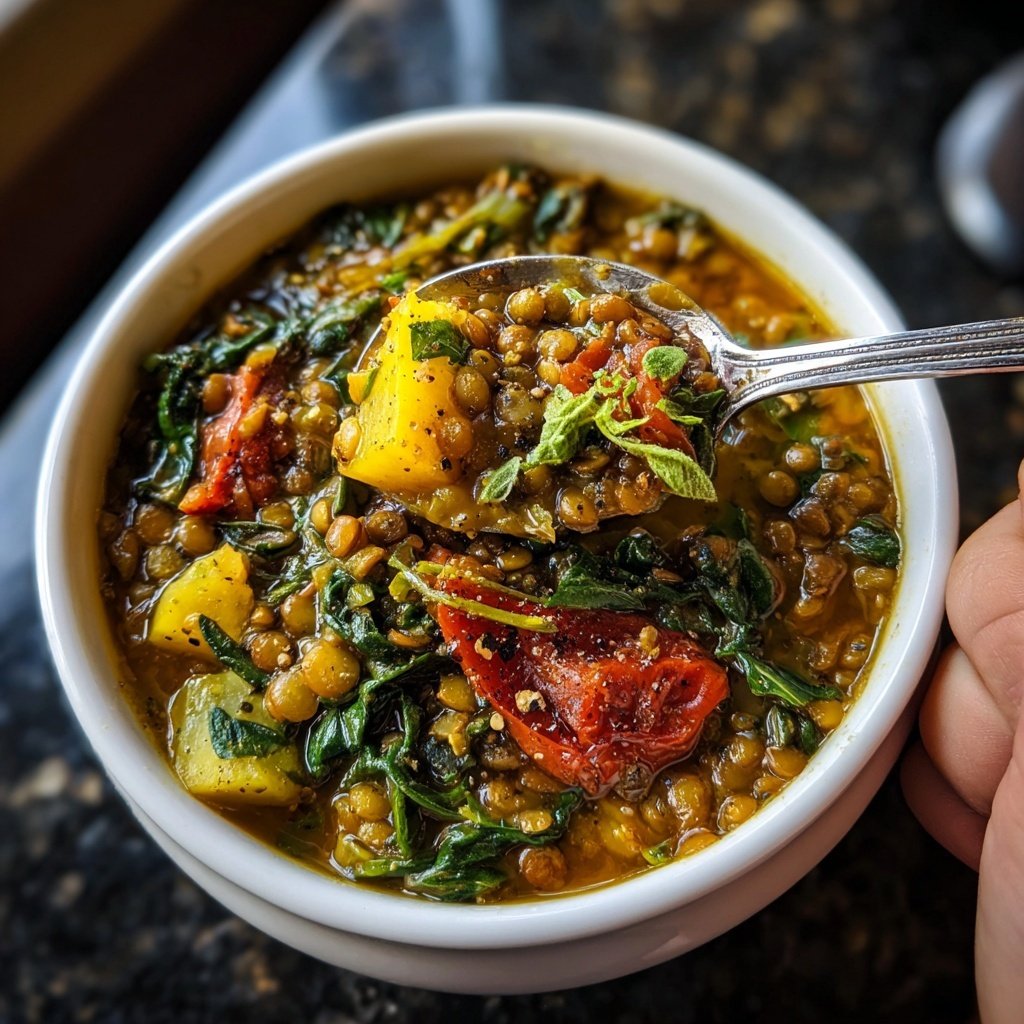 Italian Lentil Soup Hearty Winter