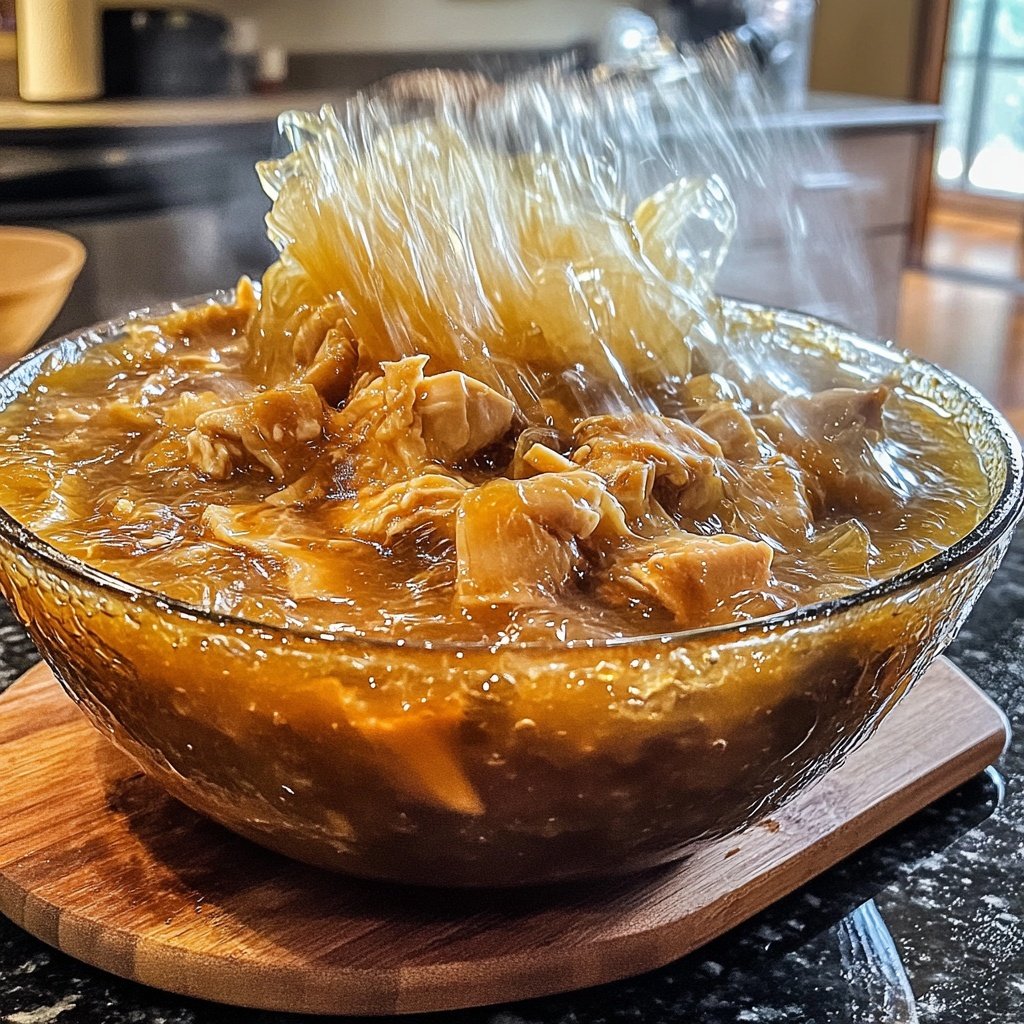 Vietnamese Chicken Glass Noodle Soup