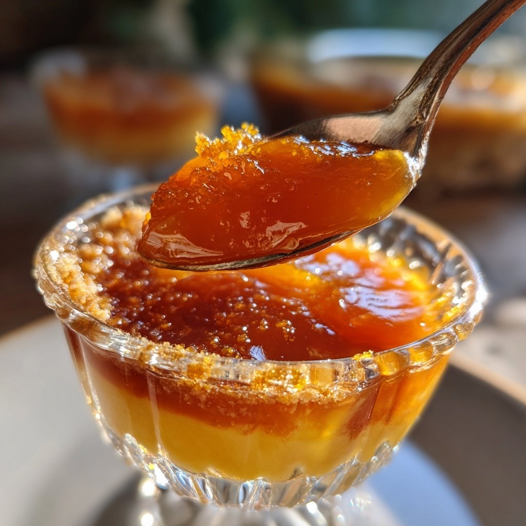 Bergamot Parfait Orange Jelly Liquorice