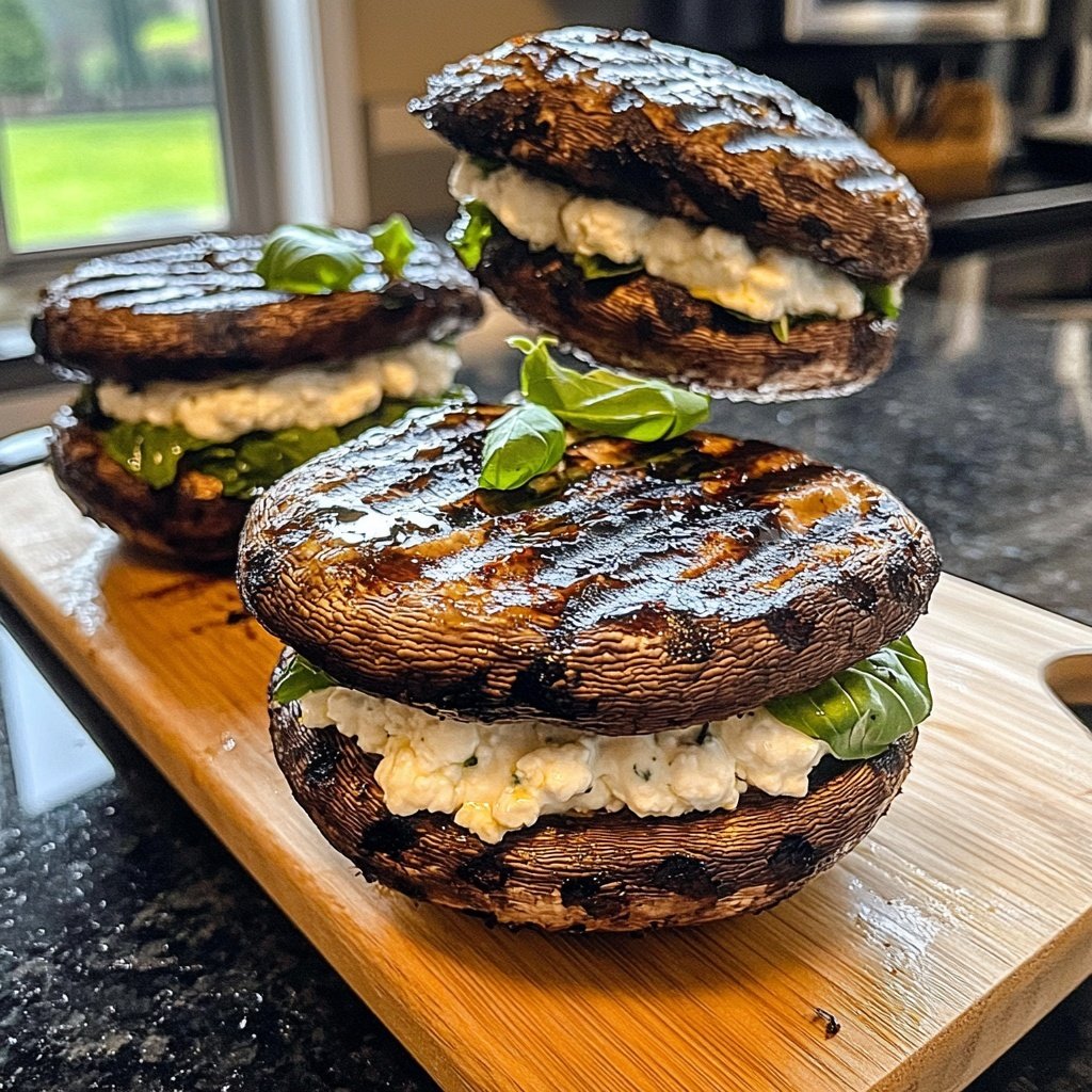 Balsamic Portobello Burgers