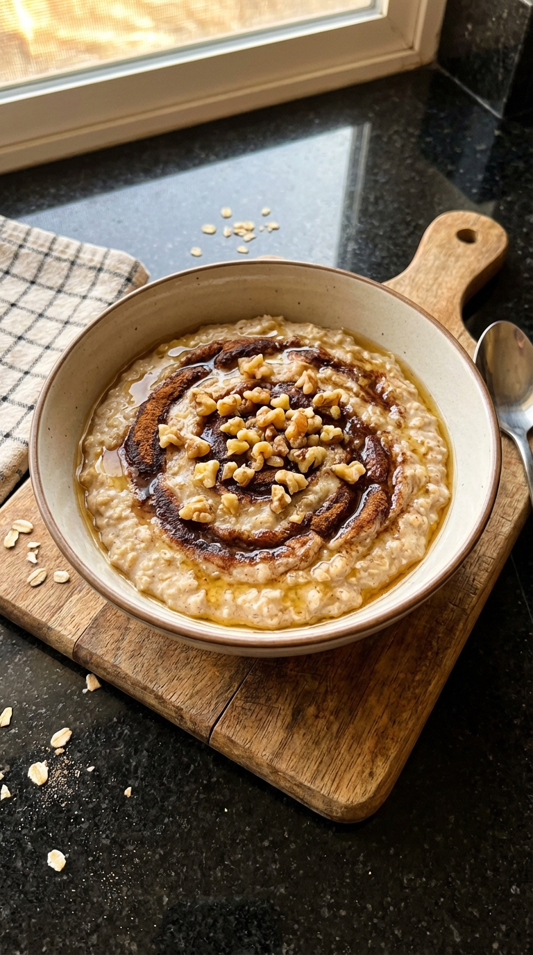 Cinnamon Swirl Protein Oatmeal
