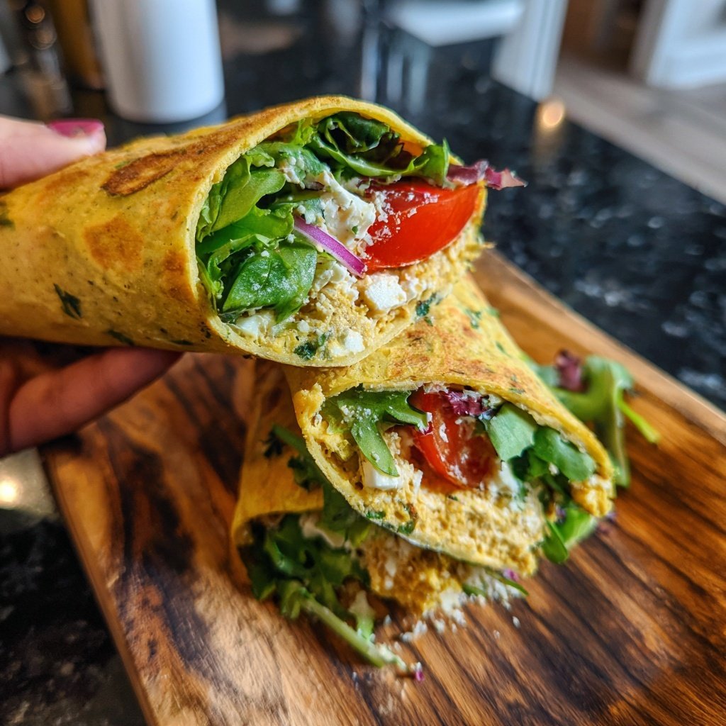 Herbed Chickpea Salad Wraps