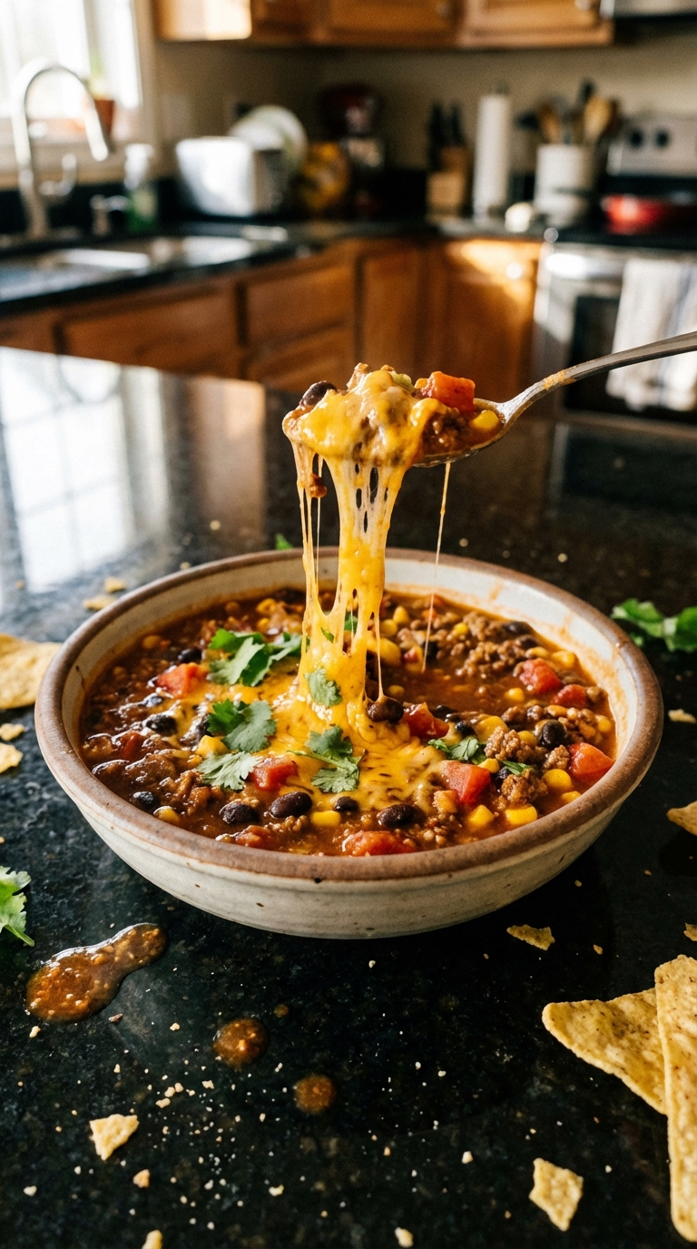 Classic Taco Soup with Beef