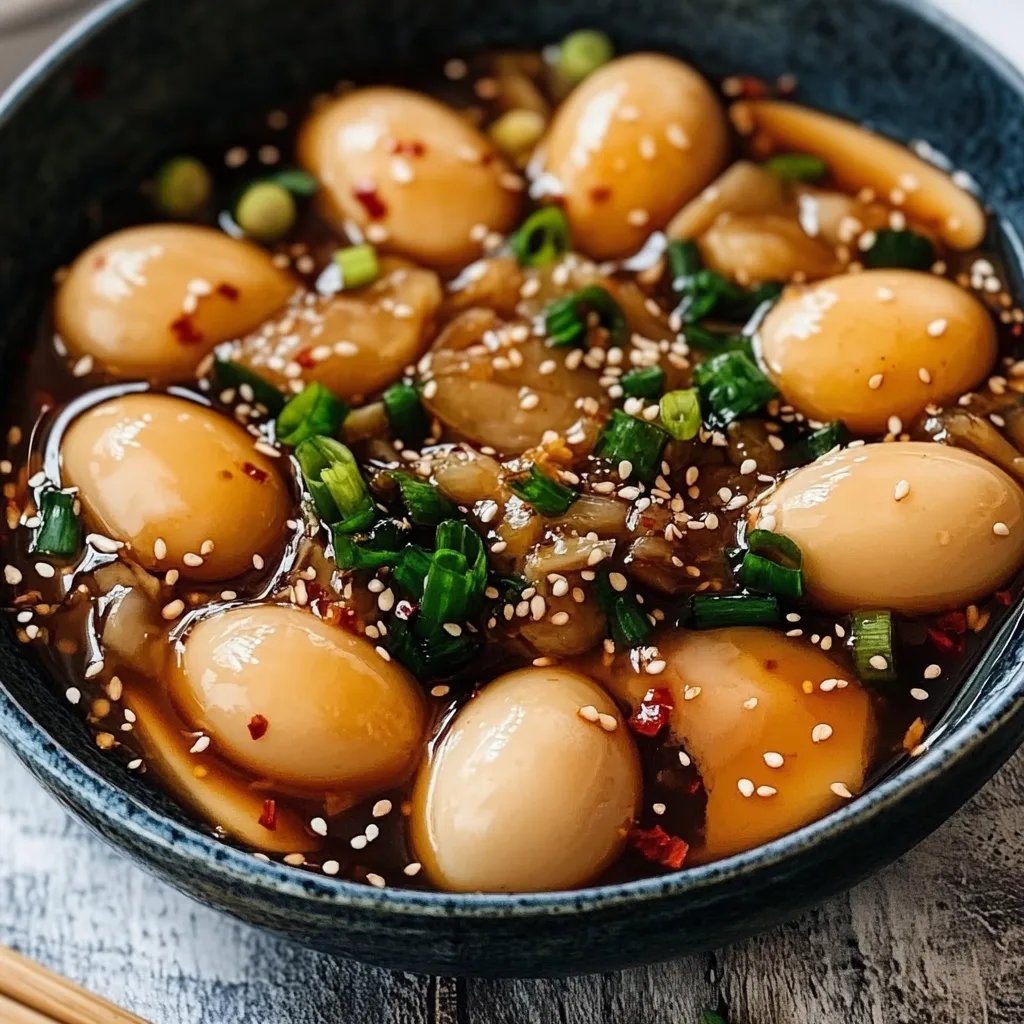 Korean Marinated Eggs