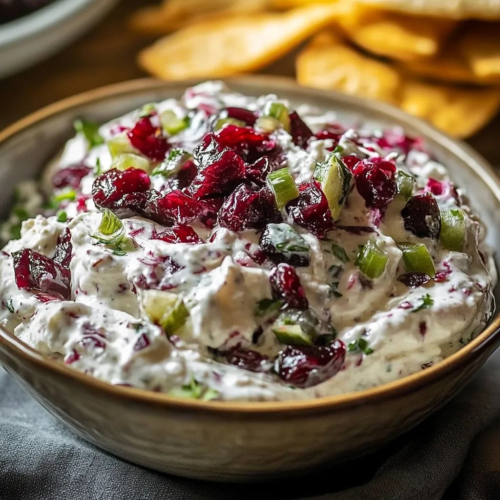 3-Step Cranberry Jalapeno Cream Cheese Dip
