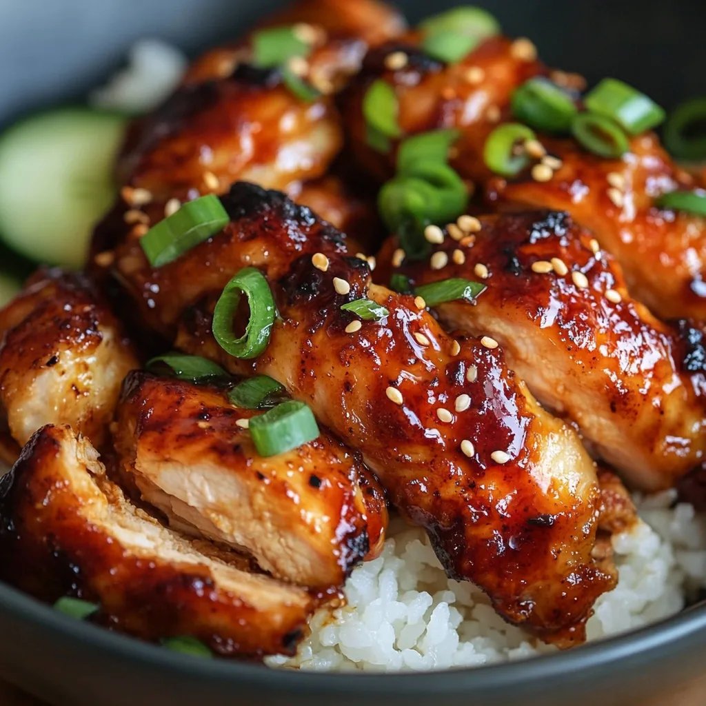 Sweet and Spicy Korean Gochujang Chicken