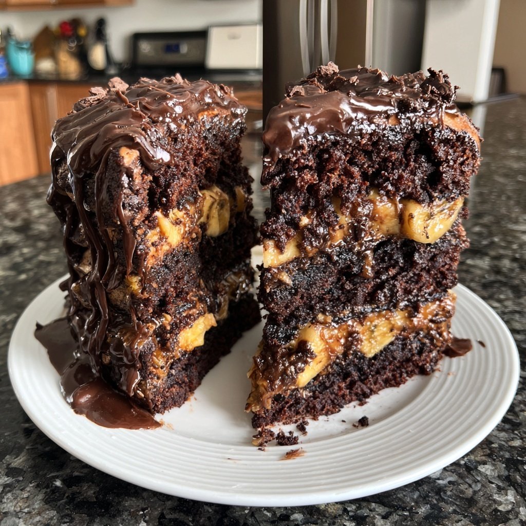 Choco-Banana Dream Cake
