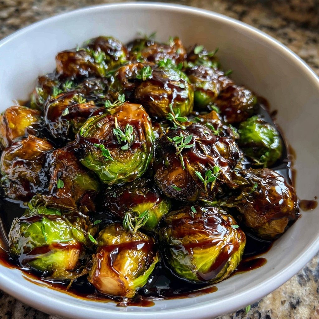 Sweet and Tangy Balsamic Glaze for Brussels Sprouts​