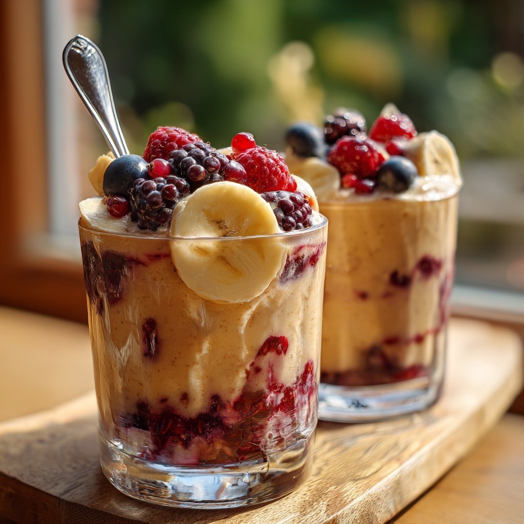 Banana Berry Smoothie Cups