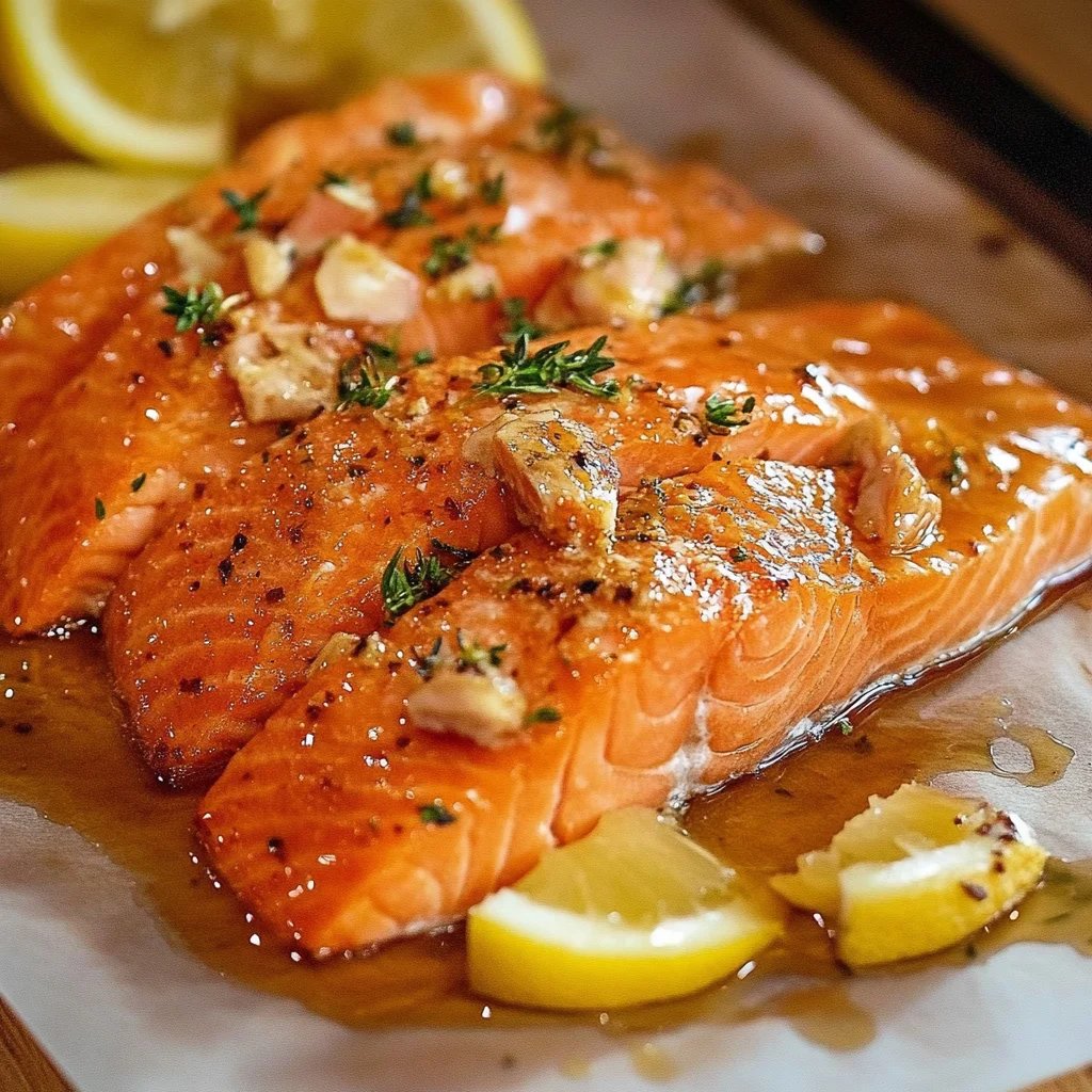 Brown Sugar Lemon Garlic Smoked Salmon