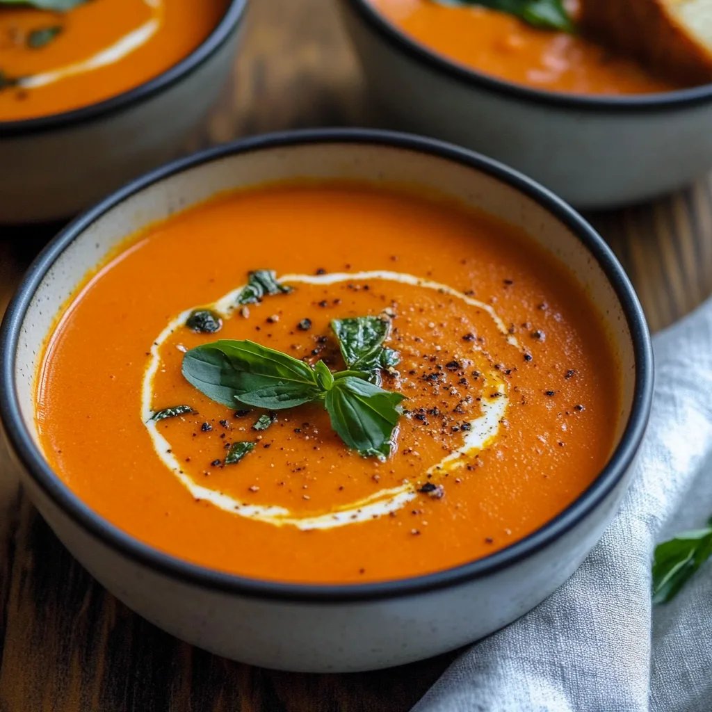 Easy Creamy Tomato Soup Recipe