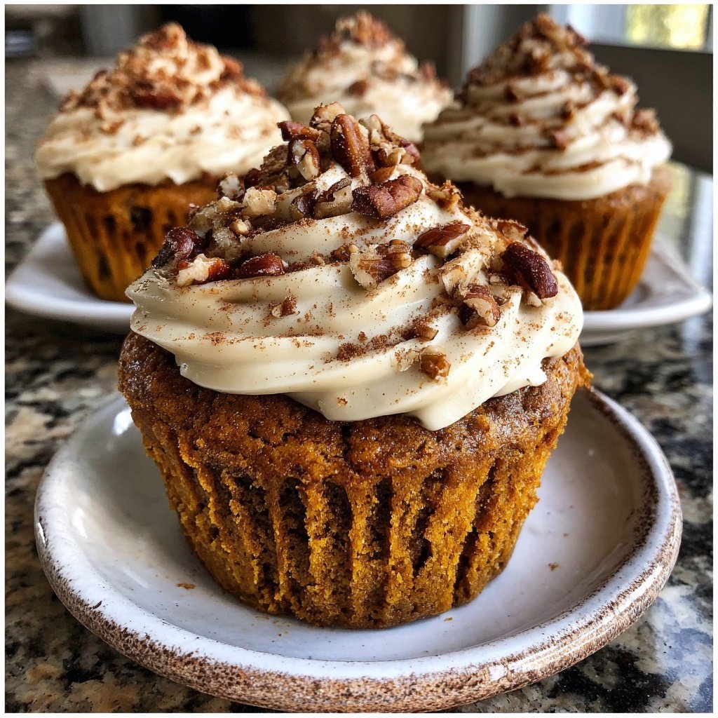Pumpkin Spice Cupcake Delight