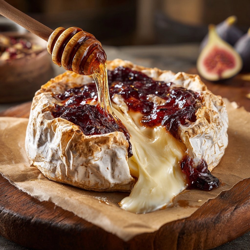 Baked Brie with Fig Jam